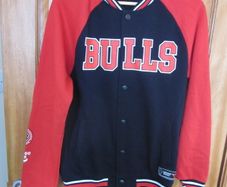 Official NBA Basketball Chicago Bulls Varsity Primark Jacket Size S