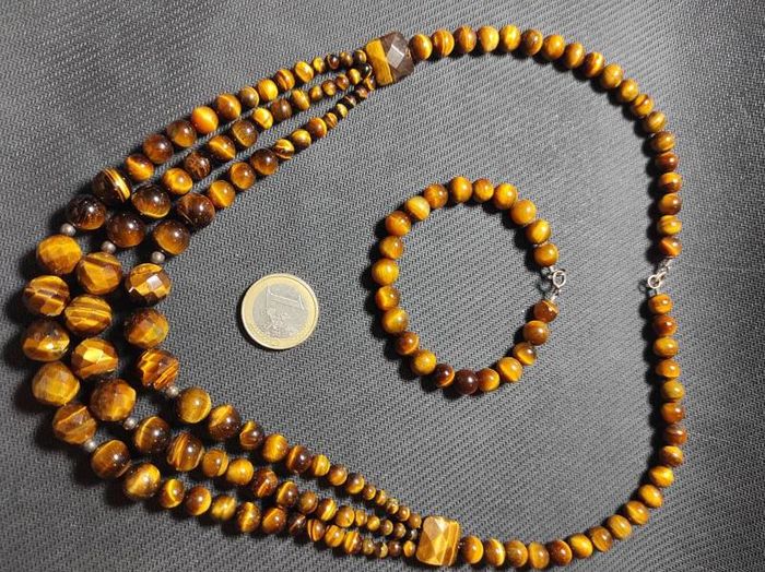 Tiger eye matching set
