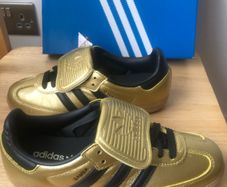 Adidas Samba LT W Gold Metallic Core Black UK 4.5 EU 37 1/3