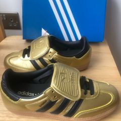 Adidas Samba LT W Gold Metallic Core Black UK 4.5 EU 37 1/3