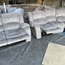 Grey 3+2 sofa recliner set Image 3