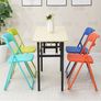 Light blue Indoor & Outdoor metal foldable chair Image 7