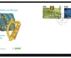 1994 Ireland 75th Anniversary of The First Meeting of the Dail & The 4th Direct Elections of the European Parliament Commemorative Stamps  An Post First Day Cover (FDC)
