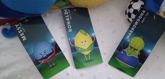 World Cup 'Feast of Football' Collectible Plush Toys NEW