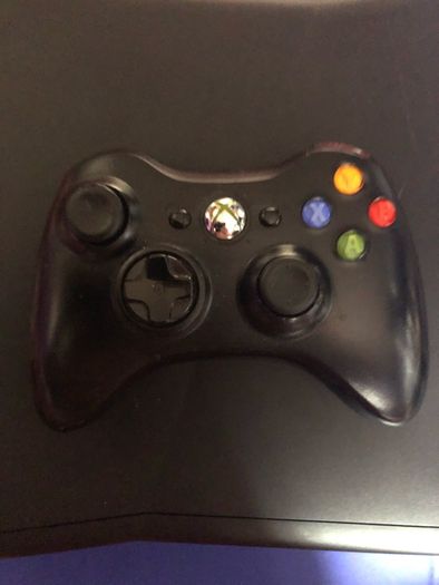 Xbox 360 s console with controller