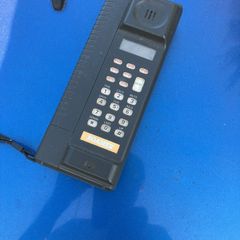 Vintage retro mobile phone. Mitishbushi roamer 1989
