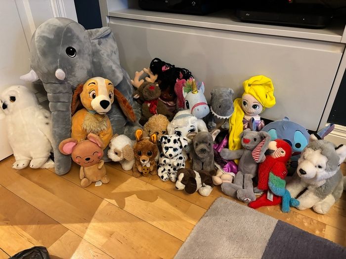 Collection of soft toys