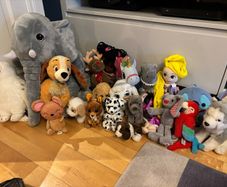 Collection of soft toys