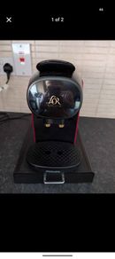 coffee maker and pod holder