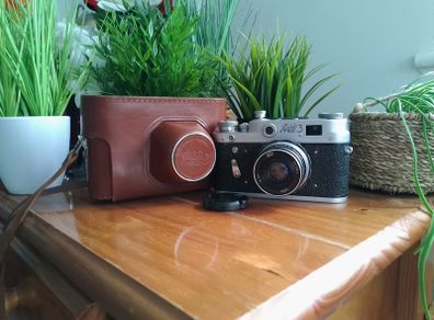 FED-3 CLA Video Refurbished, USSR Soviet Union Russian 35mm Rangefinder, Serviced Mechanical Analog Manual Optic, 35mm Film Camera, 2134623