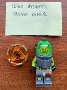Lego minifigure Atlantis Scuba Diver - 2010
