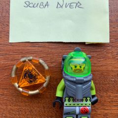 Lego minifigure Atlantis Scuba Diver - 2010