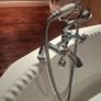 Corner bath with Panelling and Avondale Taps Image 2