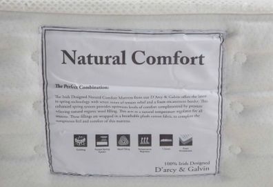 Natural Comfort 3ft Single Mattress