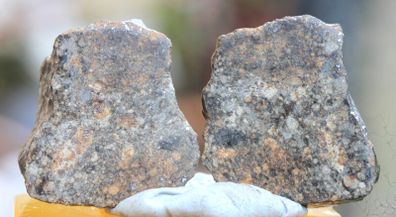 Meteorite 13.22 grams NWA 869 split in 2