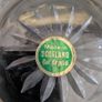 Vintage Scottish Cut Crystal Floral Bowl Original Made in Scotland Label Image 2