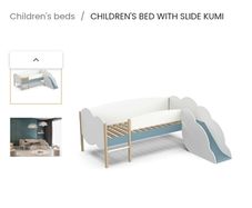 kids slide bed