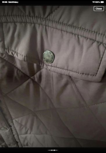 jacket fat face shacket quilted size 14 plum/ brown shade