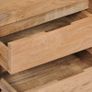 TV Cabinet 120x30x40 cm Solid Teak Wood Image 3