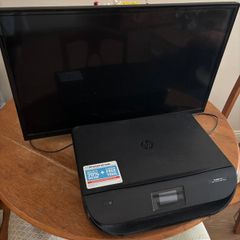 32 inch Monitor and printer scanner/copier