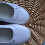 White Clarks Shoes Communion Image 6
