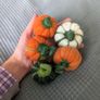 Handmade Woollen Mini Pumpkins Image 4