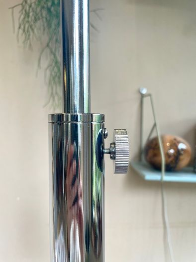 Danish Arc Chrome Floor Lamp, Bo Concept