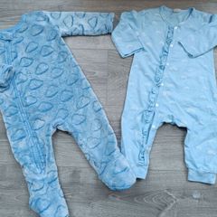 Baby Romper and fleeced bodysuit 6-9m