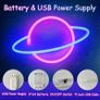 Neon Signs, Cisteen Led Neon Light Sign Powered by Battery or USB, Wall Decor Led Lights Home Decoration Hanging Art Neon Signs for Bedroom,Game Room,Bar,Party,Kids Gift Image 6