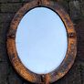Antique arts & crafts copper mirror Image 2