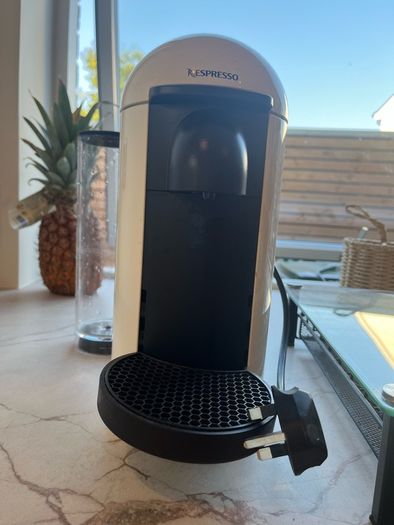 Nespresso Vertuo Plus Coffee Pod Machine with pod storage