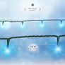 Christmas Tree Fairy Lights - 400 LED Cool White with 8 Different Modes; for Outdoor & Indoor Use, Plug in Xmas Party Decorations - 400 LED/ 40M Lit-Length Image 5