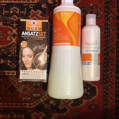 hair bleach and colour