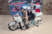 Vintage Son Ai Toys Motorcycle Police Jumbo Cycle Lights And Sounds 1984 Boxed Toy Collectable