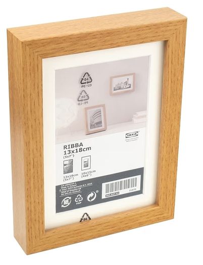 Ikea RIBBA Chunky Box Photo Frames x3