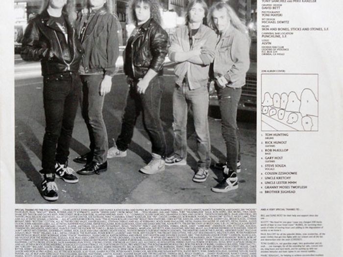 Exodus Pleasures of the Flesh LP 1987 MFN 77 Thrash Metal