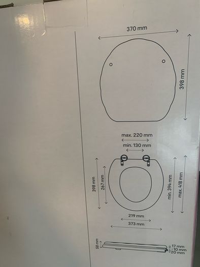 Toilet seat (new)