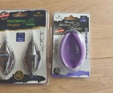 NEW - Size XL - Set of (2x60g) "Douglas" Mikado Method Feeder Q.M.F. System + Mould - Carp Tench Bream Feeder Method Pellet Dumbells Hybrid Roach