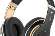 NEW SALE | Bluetooth Headphones Over Ear, 6 EQ Modes Wireless Headphones Over Ear,65 Hours Playtime Foldable Lightweight Wireless Headphones,with Built-in HD Mic, FM, SD/TF for PC/Home