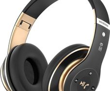 NEW SALE | Bluetooth Headphones Over Ear, 6 EQ Modes Wireless Headphones Over Ear,65 Hours Playtime Foldable Lightweight Wireless Headphones,with Built-in HD Mic, FM, SD/TF for PC/Home