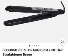 BRAUN hair straightener
