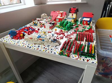 Large Vintage Lego Job Lot Bundle Bulk 70s 80s Rare