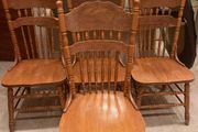 4 x Extremely Sturdy Wooden Kitchen Dining Chairs - Can Deliver