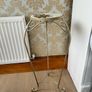 Plant stand Gold colour with ceramic top. VG condition. Collection Swords only Image 3