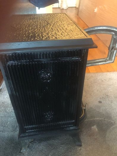 log burning stove