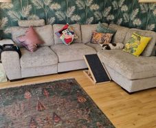 L shape couch