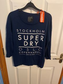 Ladies Superdry t-shirt size 12 BNWT
