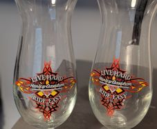 Harley Davidson cocktail glasses