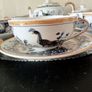 Oriental  Peacock  Eggshell Porcelain Tea Set Image 2