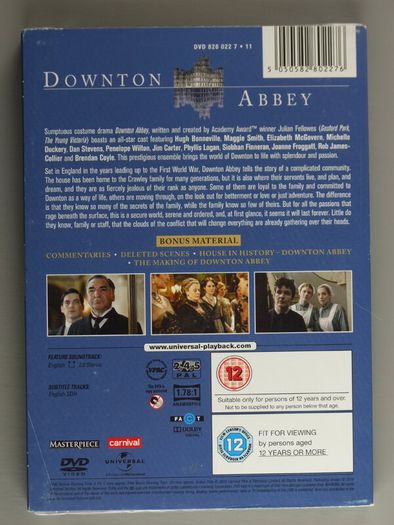 Period drama TV shows (DVD)